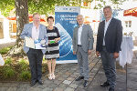 Preisträger der Kategorie Wassermeister des Jahres: v.l.n.r.: Herbert Ressler, Lebensgefährtin Gertraud Kogler, Landesrat Seitinger, Bgm. Wolfgang Rosenkranz © Foto Fischer / bei Quellenangabe honorarfrei Preisträger der Kategorie Wassermeister des Jahres: v.l.n.r.: Herbert Ressler, Lebensgefährtin Gertraud Kogler, Landesrat Seitinger, Bgm. Wolfgang Rosenkranz